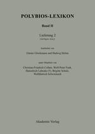 Polybios-Lexikon Band II, Lieferung 2