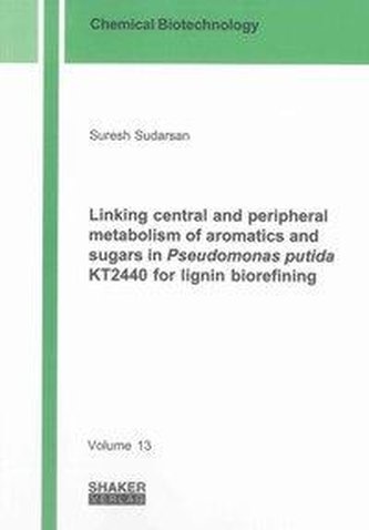 Linking central and peripheral metabolism of aromatics and sugars in Pseudomonas putida KT2440 for lignin biorefining