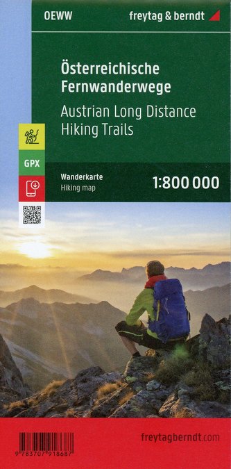 Österreichische Fernwanderwege, Weitwanderkarte 1:800.000