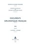 Documents diplomatiques français