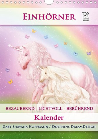 Einhörner - Kalender (Wandkalender 2021 DIN A4 hoch)