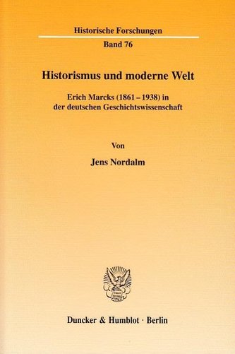 Historismus und moderne Welt