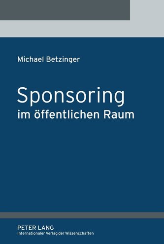 Sponsoring im öffentlichen Raum