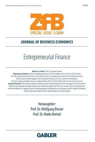 Entrepreneurial Finance