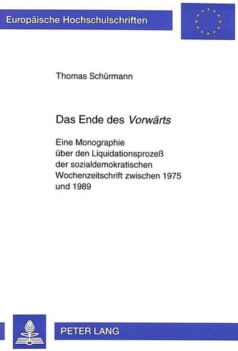 Das Ende des Vorwärts