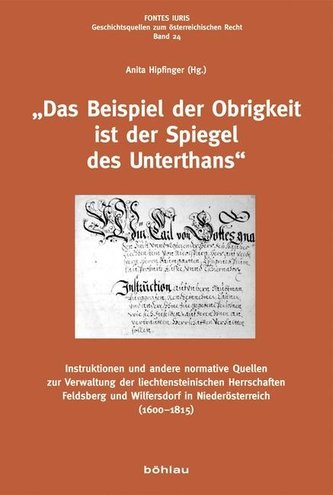 Das Beispiel der Obrigkeit ist der Spiegel des Unterthans