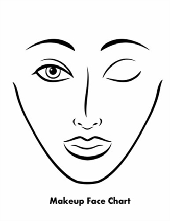 MAKEUP FACE CHART