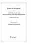 Einführung in die Phänomenologie der Erkenntnis. Vorlesung 1909