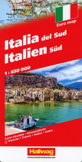 Italien Süd Strassenkarte 1:650 000