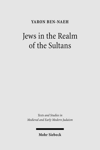 Jews in the Realm of the Sultans