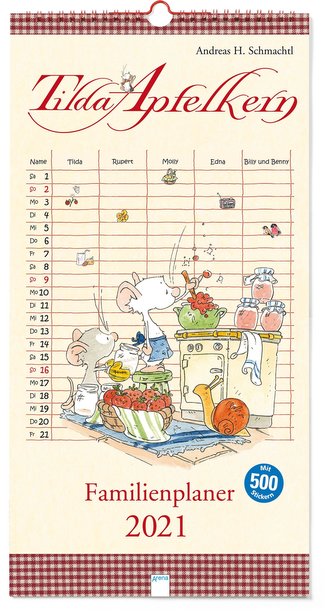 Tilda Apfelkern. Familienplaner 2021