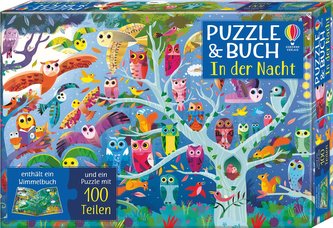 Puzzle und Buch: In der Nacht