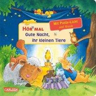 Hör mal (Soundbuch): Mach mit - Pust aus: Gute Nacht, ihr kleinen Tiere