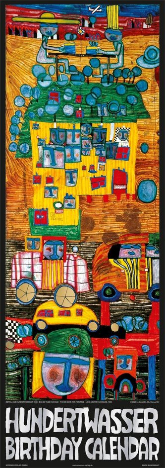 Hundertwasser Birthday Calendar