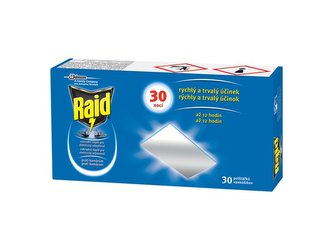 RAID elektrický - polštářek suchá náplň 30ks