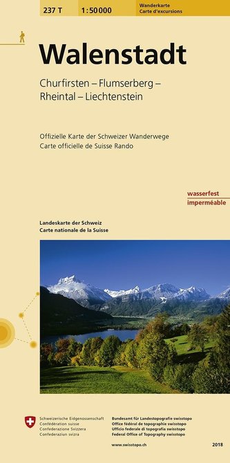 Swisstopo 1 : 50 000 Walenstadt