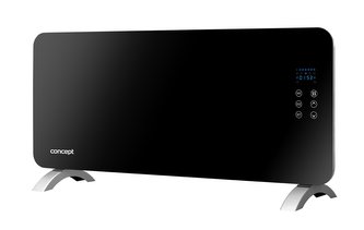 KS4010 Konvektor skleněný s montáží na zeď a dálkovým ovládáním černý KS4010 Konvektor skleněný s montáží na zeď a dálkovým ovládáním černý