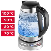 RK4130 Rychlovarná konvice skleněná 1,7 l s nastavením teplot