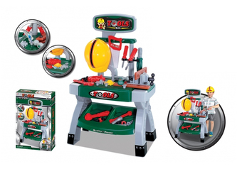 Dětská sada nářadí G21 SUPER TOOLS se stolkem