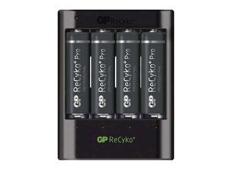 Nabíječka baterií GP USB U421 + 4xAA ReCyko+ Pro 2000mAh
