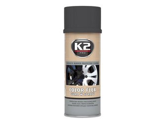 Kaučuk syntetický K2 Color Flex 400ml černý matný