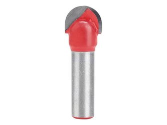 Fréza čelní oblá (vypouklá) do dřeva, R6,3xD12,7xH10, stopka 8mm, EXTOL PREMIUM
