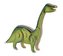 RoboTime Dřevěné sřední 3D puzzle  Brontosaurus