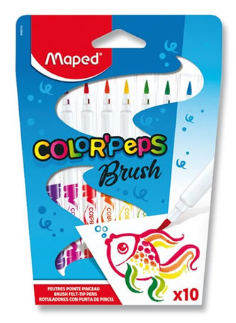 Maped - Fixy Color´Peps Brush 10 farieb