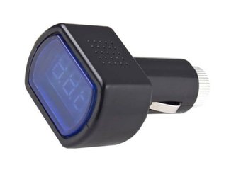 Voltmeter do auta HADEX R001 montáž do autozdierky