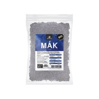 Allnature Mák modrý BIO 250 g