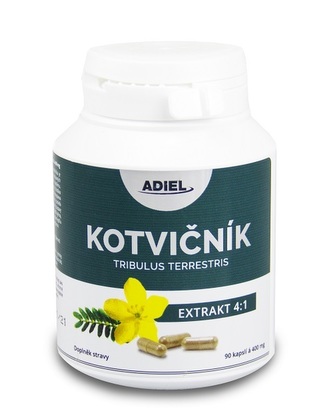 Adiel Adiel Kotvičník zemný tribulus terrestris 90 tabletiek