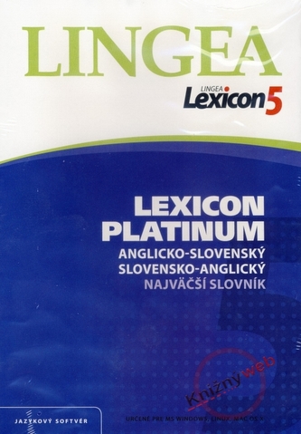 Lexicon5 Platinum anglicko-slovenský slovensko-anglický najväčší slovník