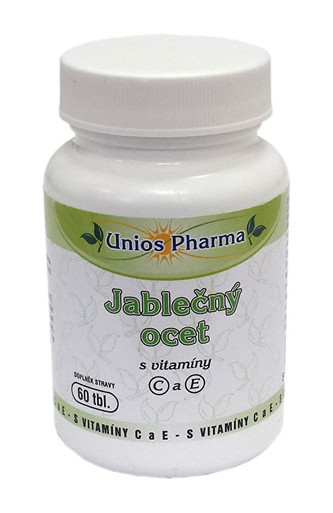 Unios Pharma Jablečný ocet s vitamíny C a E 60 tbl.