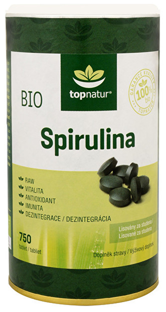 Topnatur BIO Spirulina 750 tbl.