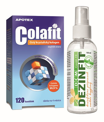 Aurovitas COLAFIT 120 kostiček + dezinfekce 100 ml