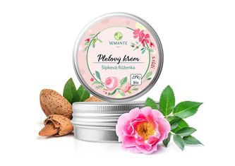 Semante by Naturalis Hydratační pleťový krém s růží \"Šípková Řůženka\" BIO 50 ml