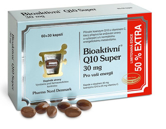 Pharma Nord Bioaktivní Q10 Super 30 mg 60+30 pastilek EXTRA