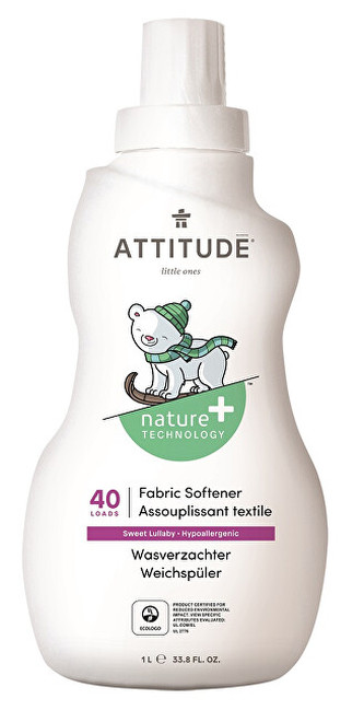 ATTITUDE Nature+ Aviváž pre deti ATTITUDE s vôňou Sweet Lullaby 1000 ml