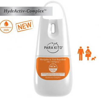 PARA`KITO Suchý olej ve spreji proti komárům a klíšťatům 75 ml