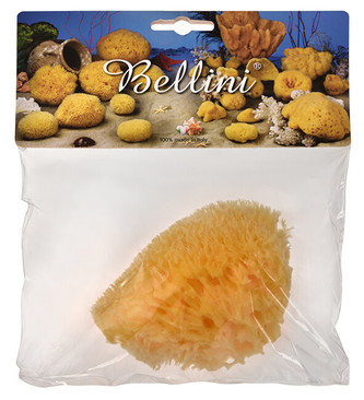 BELLINI Přírodní mořská houba – Středomořská – HONEYCOMB – SVĚTLÁ 9 - 10 cm
