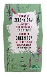 BIO Levandule Chodouňská BIO Zelený sypaný čaj Chun Mee s Levandulí Chodouňskou 30 g