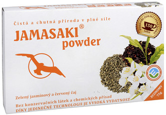 Čaje Hannasaki Jamasaki powder - zelený jasmínový a červený čaj 75 g