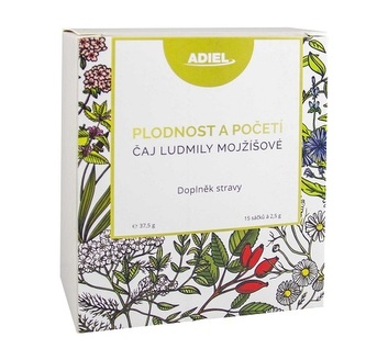 Adiel Čaj Ľudmily Mojžišovej 15 x 2,5 g