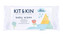 Kit & Kin Vlhčené ubrousky (60ks)