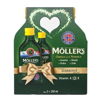 Möller´s Möller`s Omega 3 Citron 2 x 250 ml Dárkové balení