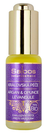 Saloos Kráľovská starostlivosť Argan &amp; Opuncie &amp; Levanduľa 20 ml