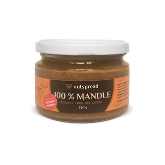 Nutspread 100% mandlové máslo Nutspread crunchy 250 g