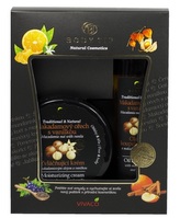 body tip Dárková kazeta Makadamový ořech s vanilkou - Zvláčňující krém 200 ml + Pěna do koupele 200 ml
