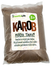 Country Life BIO Karobový prášok tmavý 500 g