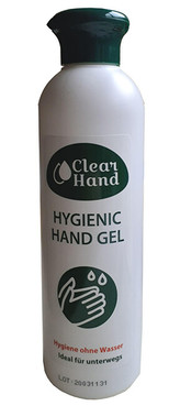 Clear Hand Antibakteriální dezinfekční gel na ruce bez použití vody 99,9% - 250 ml
